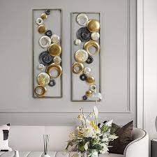 Modern Abstract Flowers Wall Decor Set