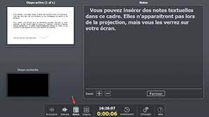 LibreOffice Impress - Ajouter des notes - Médiaforma