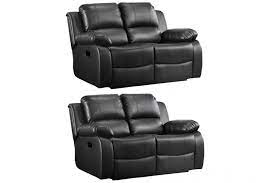 valencia black leather recliner 2 2
