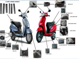 tvs scooty spare parts list