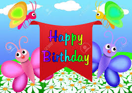 There's a reason the tradition of birthday cards has endured. Happy Birthday Greeting Card To Draw In Cartoon Style Stock Photo Picture And Royalty Free Image Image 9393565
