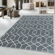 geometric design soft rug