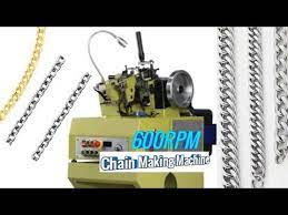 gold chain making machine 600rpm