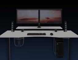 The desk layout should be supportive of the gamer's. Gaming Desks Designed By Gamers For Gamers Evodesk