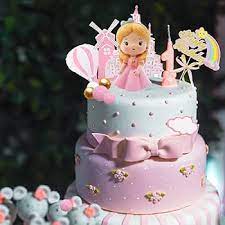 Baby Princess Birthday Cake gambar png