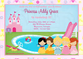 Invitation Ideas Birthday Invitation Princess Theme Birthday