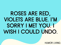100 hilarious roses are red violets