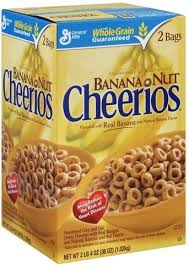 cheerios banana nut cereal 36 oz