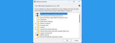 remove windows features or components