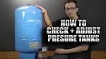 How to charge a water pressure tank