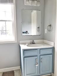bathroom vanity completed transformed