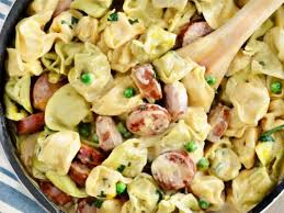 one pot creamy kielbasa tortellini