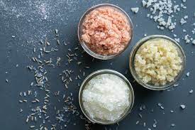 salt scrub recipe with four ings