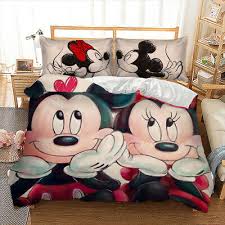 mickey minnie duvet cover pillow cases