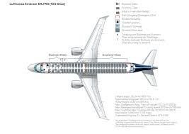 Seat Map Embraer Erj 190 Lufthansa Magazin