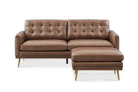 isaac leather 3 seater sofa with