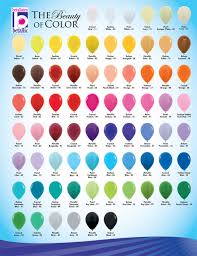 Balloon Size And Color Chart Life O The Party