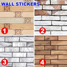 3d Brick Wall Stickers Wallpaper