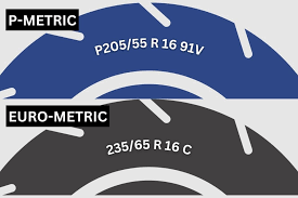 euro metric and p metric tire sizes