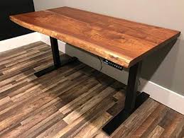Desks, writing desks, standing desks. Amazon Com Adjustable Desk Live Edge Lift Desk Walnut Adjustable Desk Handmade