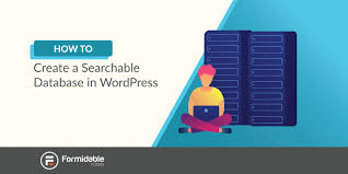 a searchable database on a wordpress site