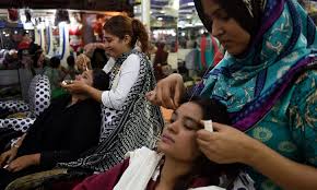 Consider a lovely name for your beauty salon and after that print, some pamphlet with every information service consists of because for clients. Beauty Parlour Hair Salon Employees Not Tested For Aids Since 2002 Ministry Pakistan Dawn Com