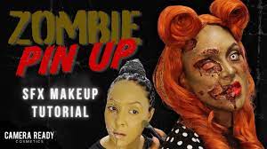 pin up zombie makeup look sfx