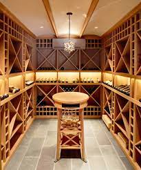 Wine Cellar Design Transitional
