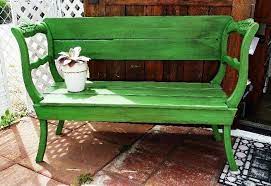 build a garden bench from two old