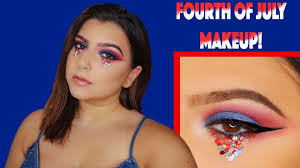 fourth of july makeup look fun cute