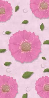 mobile wallpaper flower pink background