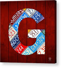 It is divided into three types of codes: Letter G Alphabet Vintage License Plate Art Acrylic Print By Design Turnpike