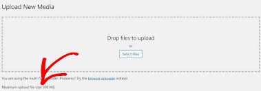 max file upload size in wordpress