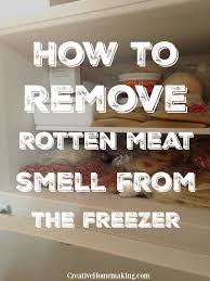 removing rotten meat smell or odor from