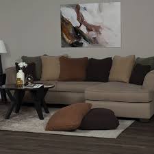 brown right l shaped sofa hub furniture