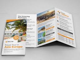 tourist brochure design templates