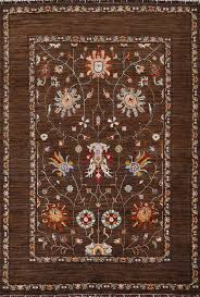 area rug fl hand knotted wool 5x7