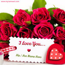 i love you flower bouquet image