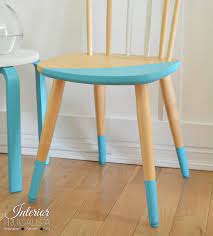 Aqua Beechwood Color Blocked Chairs