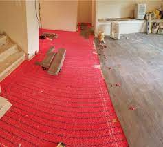 heated basement floor systems and