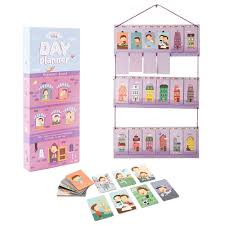Okid Organizer Board Visual Schedule Daily Routine Chart Picture Cards For Preschool Kids And Toddlers Pecs Picture Exchange System Tools Adhd
