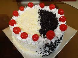 Black And White Forest Cake Images gambar png