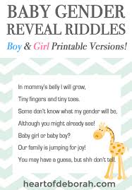 Riddles were arabic german english spanish french hebrew italian japanese dutch polish portuguese romanian. 18 Super Fun And Cute Gender Reveal Poems And Riddles