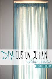 Custom Curtain Front Door Window