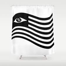 rebel s flag shower curtain by
