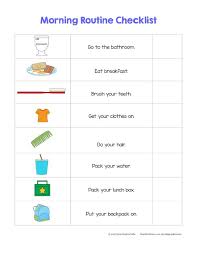 Teaching Responsibility Use A Morning Routine Checklist