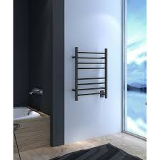 Heated towel rails radiator bath bathroom heater white colour straight or curved. Heatgene Hot Bath Heated Wall Mounted Electric Towel Warmer Reviews Wayfair