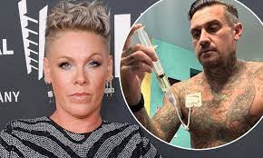 Pink's husband Carey Hart reveals that he's fighting an infection pumping  antibiotics into his chest