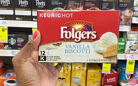 folgers coffee k cups 72 count for 27