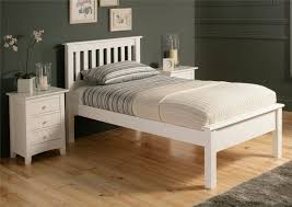 low single bed frame white white bed